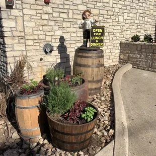 Out front at the new location