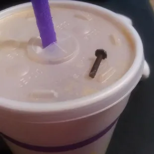 Metal nail found in my Keva drink