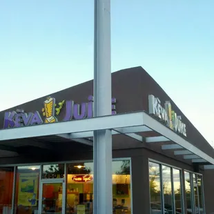 the front of the store