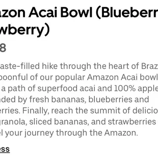Description of no blended fruits