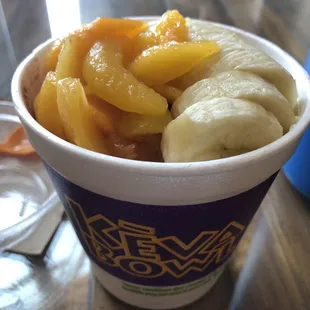 Mango Peach Acai Bowl