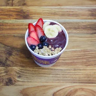 Acai Strawberry Blueberry Bowl