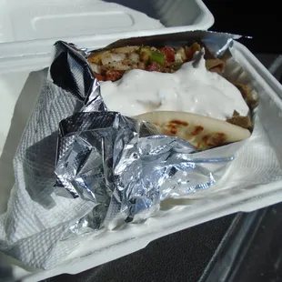 A traditional lamb gyro - yes!