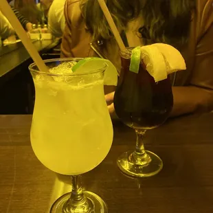 Margarita and Red Sangria