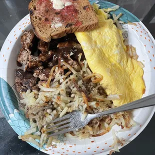 Chopped Steak &amp; Eggs