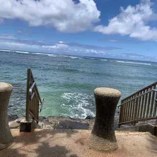 Stairs to the ocean