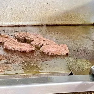 Burgers Cooking