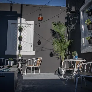 Outdoor upstairs patio