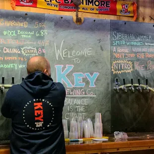 Glorious beer selection. Super nice bartenders