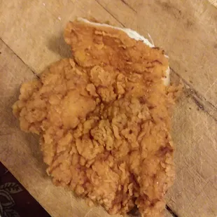Chicken tenders are perfectly seasoned &amp; fried to a crispy deliciousness!