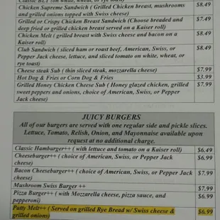 Lunch/Dinner menu Page 5