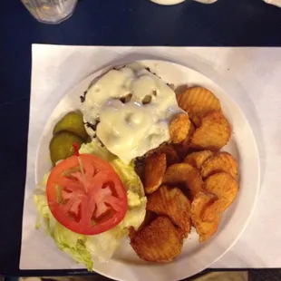 Mushroom Swiss Burger