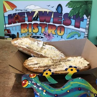 two pastries in a box