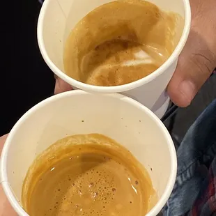 Cuban coffee variations: Cortadito, colada