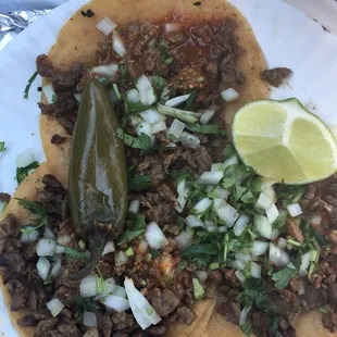 These are literally the best tacos I have found in Turlock, Keyes, ceres, and Modesto