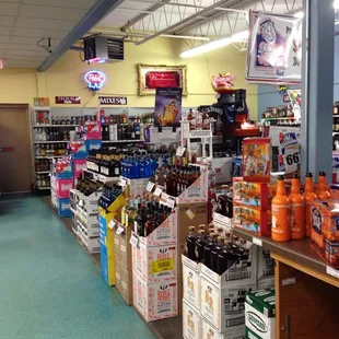 A small portion of their liquor selection...