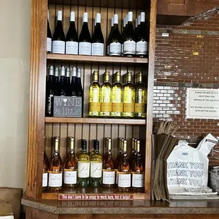 Beer &amp; Wines selection