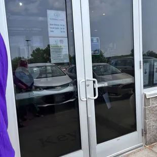 the front door