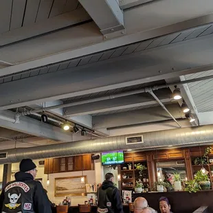 people sitting at tables
