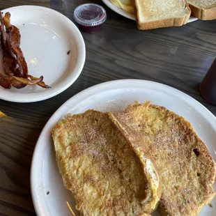French Toast; Farmers Omelette