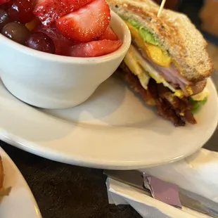 Summer breakfast sandwich