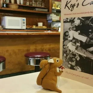 Earl the Travel Squirrel gives Keys a 4 out of five.