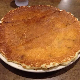 You only need one pancake! They're huge!