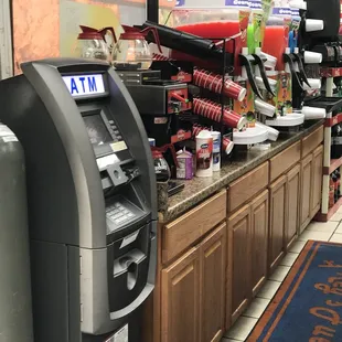 ATM &amp; coffee inside...