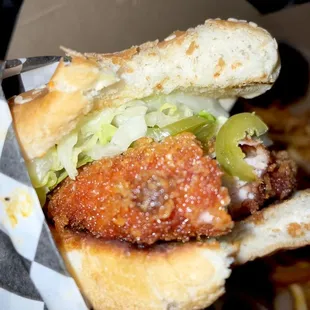 Honey Fried Chicken Sandwich