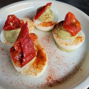 Seasonal Deviled Eggs