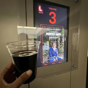 Wim Wender's new film and a classy plastic cup of Malbec.