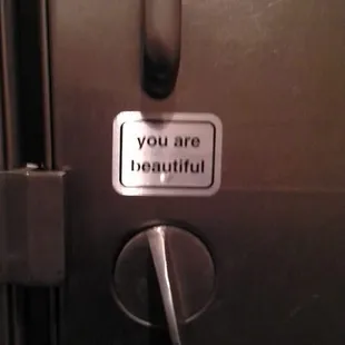 Nice touches in the women's restroom too!!!