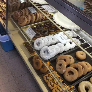 The Chocolate Cake Donuts are my first choice in this pic.