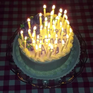 My keystone cake is on fire ;)