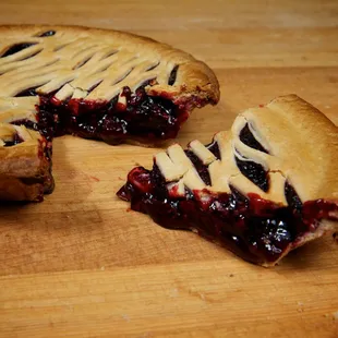 Blackberry pie