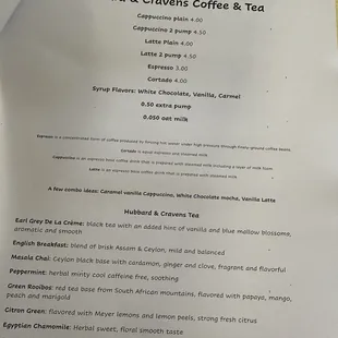 Menu (Aug 2024)