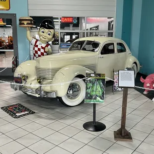 Waiting area decor.