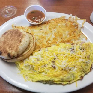 12/26/17_3 meat-HamBaconSausage &amp; English Muffin