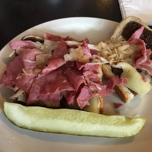 Half portion of the Reuben Sandwich at keystone Kitchen.