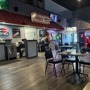 Inside