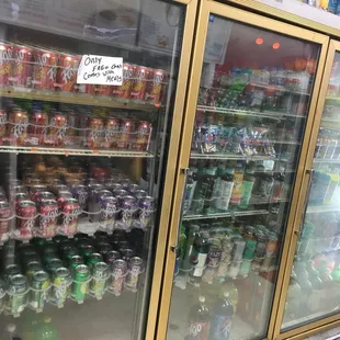 refrigerated drinks