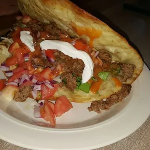 Monster Tacos and Jumbo stuff Burritos on Tuesday nights.