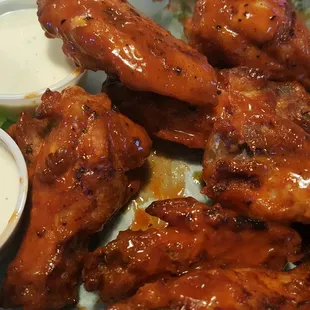 Several flavors of wings