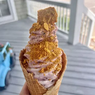 Kookaberry (strawberry, blueberry, raspberry) with Hokey Pokey (honeycomb toffee)