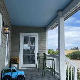 outside
