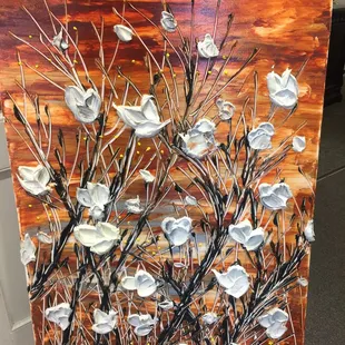 Beautiful and textured art.