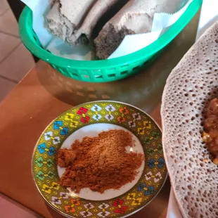 a plate of bread and a bowl of bread