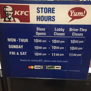 Operating hours
