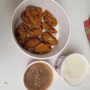 10 PC hot wings, how long have they been sitting there?