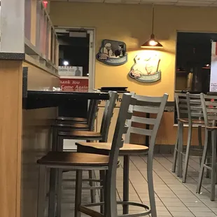 Every single time I go to this KFC, it is dirty inside. The trash cans are full, trash on tables, and you have to ask them to clean it.